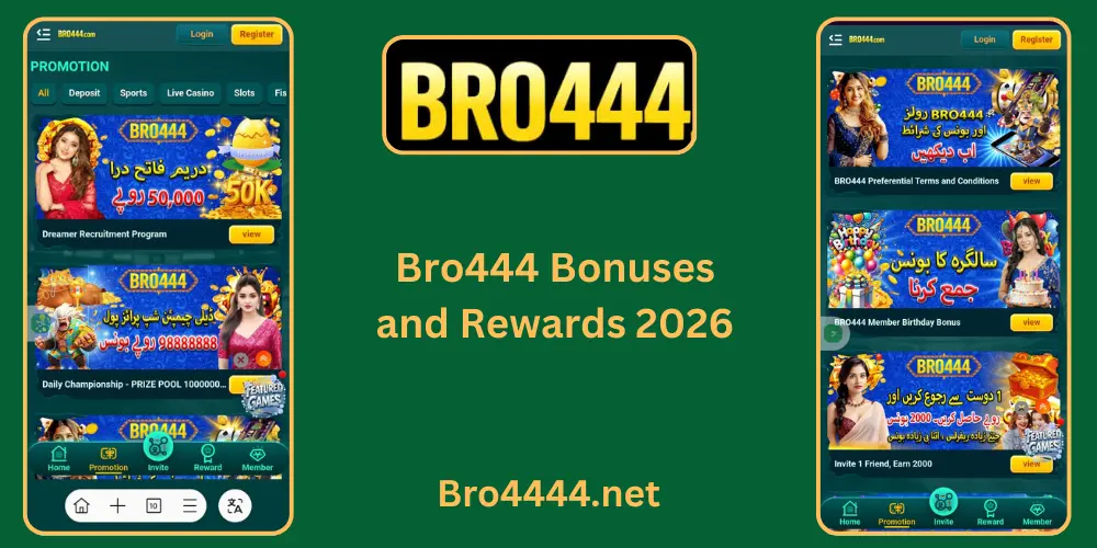 Bro444 Game Bonuses And Rewards