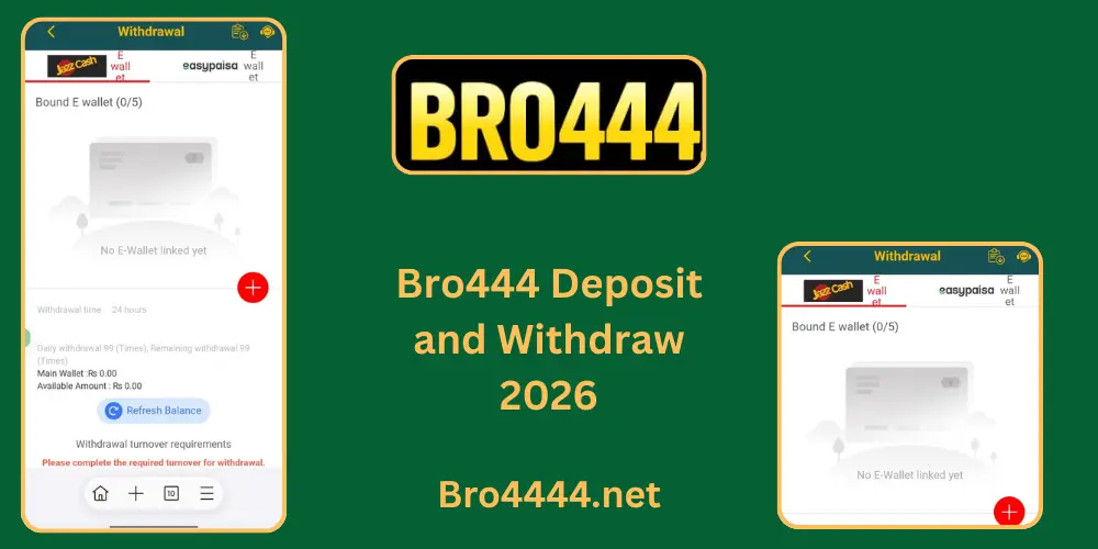 Bro444 Game Deposit And Withdraw